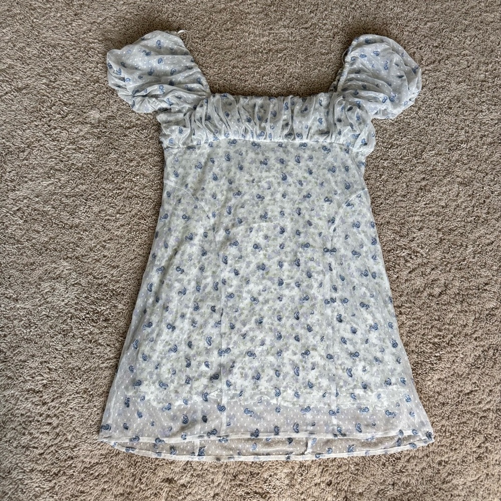 Free People Floral Mini Dress